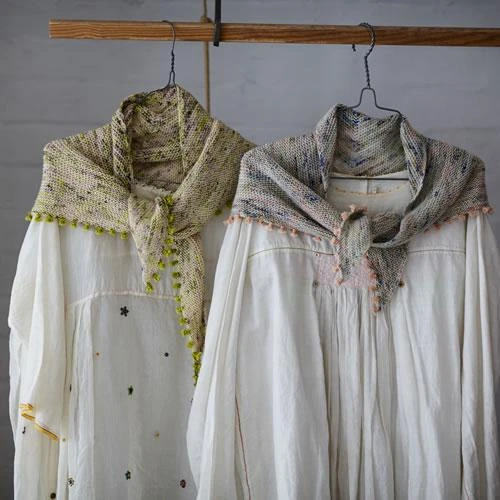 Loop Qing Tiny Tassels Shawlette Kit 7 Loop Qing Tiny Tassels Shawlette Kit - Image 5