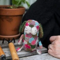 Tiny Friends: A Guide To Mosaic Embroidery By Tomomi Mimura 24 Tiny Friends: A Guide To Mosaic Embroidery By Tomomi Mimura -loop knitting store TomomiMimuraDoggo