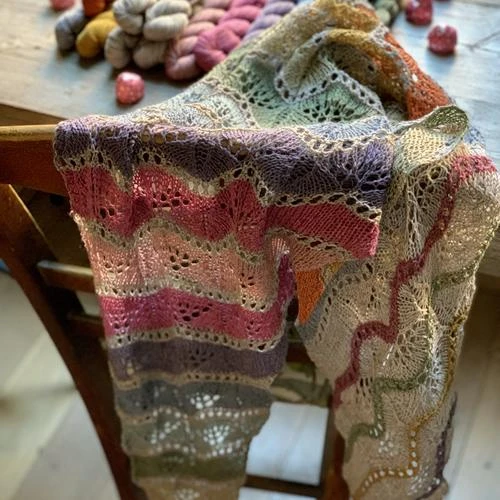 True Colours Shawl Kit - Melanie Berg + MYak 6 True Colours Shawl Kit - Melanie Berg + MYak - Image 4