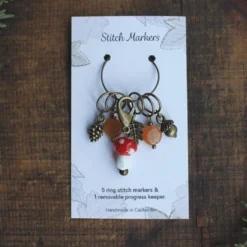 Woodland Stitch Marker Sets 9 Woodland Stitch Marker Sets -loop knitting store WoodlandStitchMarkersatLoopLondon2