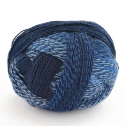 Crazy Zauberball Sock Yarn 40 Crazy Zauberball Sock Yarn -loop knitting store Zaubeball 1535 Blues at Loop London