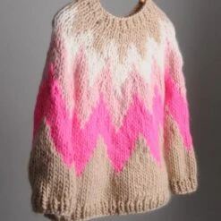 Mrs Moon Zigzag Jumper -loop knitting store Zigzag 20 20Jumper 20at 20Loop 20London 203 1548931741