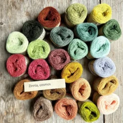 Loop - Mehlsen Zinnia Scarf Kit -loop knitting store Zinnia Cosmos at Loop London