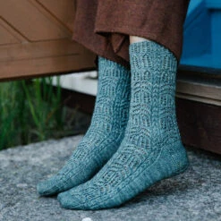 52 Weeks Of Socks- Paperback Edition -loop knitting store amanda jones 1 jh