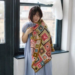 Loop Bomboloni Babette Blanket Kit -loop knitting store bomboloniBabetteblanketatLoopLondon3