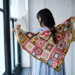 Loop Bomboloni Babette Blanket Kit -loop knitting store bomboloniBabetteblanketatLoopLondon6