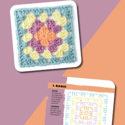 Granny Square Card Deck -loop knitting store card deck at Loop London