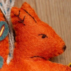 Corinne Lapierre - Folk Squirrel Felt Kit -loop knitting store corinnealpierresquirrel3