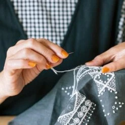 Nami Horikawa - Found Bird Sashiko Kit -loop knitting store img1401