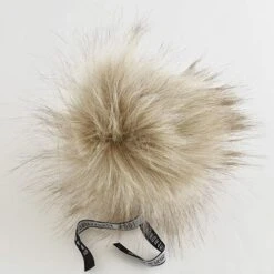 Faux Fur Pom Poms -loop knitting store pompom 20Ecru 20Racoon 20at 20Loop 20London 1527855887
