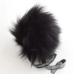 Faux Fur Pom Poms -loop knitting store pompom 20Fox 20Black 20at 20Loop 20London 1527855493