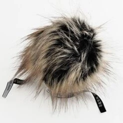 Faux Fur Pom Poms -loop knitting store pompom 20Racoon 20Beige 20at 20Loop 20London 1527855863