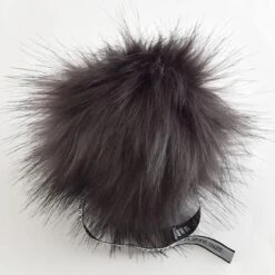 Faux Fur Pom Poms -loop knitting store pompom 20Steel 20Grey 20at 20Loop 20London 1527855932