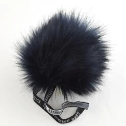 Faux Fur Pom Poms -loop knitting store pompom 20dark 20blue 20at 20Loop 20London 1527855612