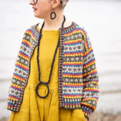 Argyll's Secret Coast - Kate Davies -loop knitting store powdermill cardigan 50 edit