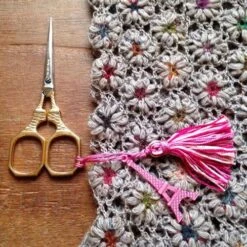 Sajou Scissors - Gold Eiffel Tower With Pink Charm