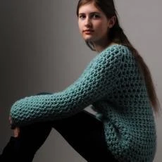 Mrs Moon Crochet Treble Jumper Pattern