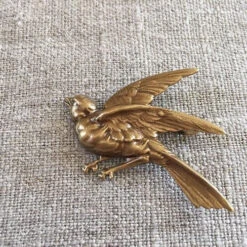 Bronze Bird Brooch