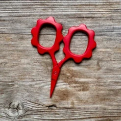 Flower Power Scissors -loop knitting store red flower power at Loop london