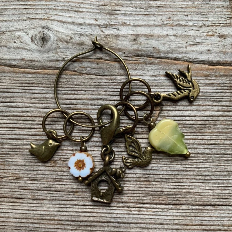 Springtime Bird Stitch Marker Sets 6 Springtime Bird Stitch Marker Sets - Image 4