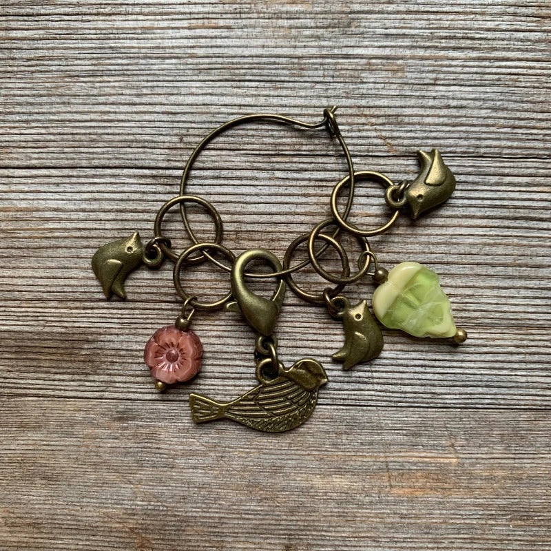 Springtime Bird Stitch Marker Sets 5 Springtime Bird Stitch Marker Sets - Image 3